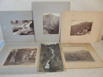 Lot Of Old Photographs  Possibly White Mountains Of NH Some By TEM & GF White