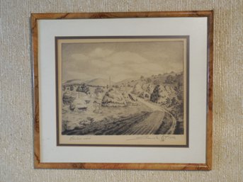 Szennik Gyrgy (1923-2007) Original Lithograph Dated 1976