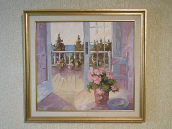 Nadine Schoepfle , Maine Artist, Original Impressionist Oil Painting