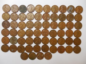 Lot Of Wheat Pennies