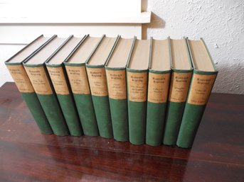 10-Volume Set Of Antique Books By Rudyard Kipling  Edition De Luxe  Undated Edition.