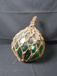 Handblown Glass Fishing Float. Approximately 13 Diameter.