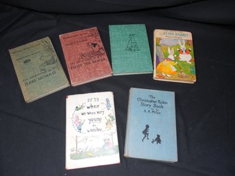 6 Children's Books By A. A. Milne Illustrated By E H Shepard & Thornton W Burgess Illustrated By Harrison Cady