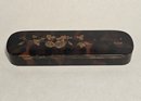Japanese Tortoiseshell Lacquered Wood Writing Box Early 20th Century