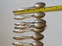 Whiting Sterling Silver Spoons Lily Of The Valley Set Of 7