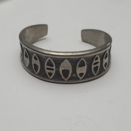 Midcentury Modernist Eik Tinn Norway Pewter Bracelet