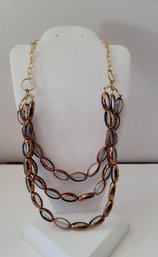 Very Cool! Signed Lenora Dame For Anthropologie Egyptian Revival Necklace Excellent Condition