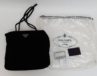 Classic Prada Tessuto Nylon Black Bag Authentic