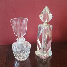 Vintage Art Deco Cut Perfume Bottles