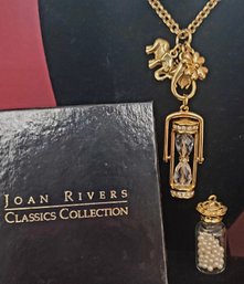 Vintage Joan Rivers Classics Collection Neclace And THOSE PENDANTS