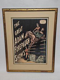 AMAZING Framed 1960 The Circus World Museum Art