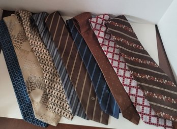 Vintage Authentic Christian Dior Tie Lot Excellent Condition