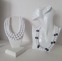 Even If You Don't Own A Yacht Perfect Vintage MC Napier Classy Beaded Necklaces Excellent Condition