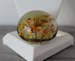 Vintage 60s Murano Hand Blown Paperweight Excellent Condition