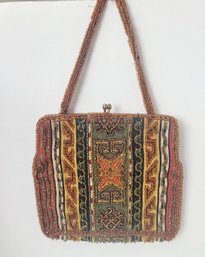 Stunning Vintage 30s-40s Bags By Josef Hand Beaded And Embroidered Persian Design Cocktail Bag