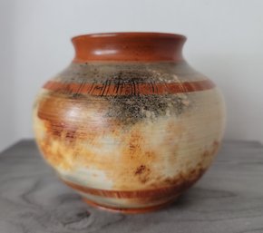 That's One Gorgeous Piece Of Pottery! Vessel Is Signed And In Excellent Condition