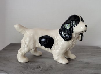 Well We Do Know This Adorable Porcelain Cocker Spaniel Was A Gift On Easter In 1950! See Pic Excellent Cond