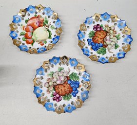 Midcentury Relco Japan Handpainted Fruit Dishes