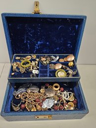 Truly Unsearched Vintage Jewelry Box And Goodies