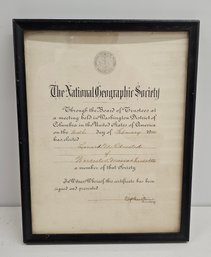 1926 The National Geographic Society Membership