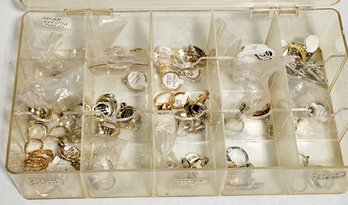 Vintage 1970s New Old Stock Rings Assorted Sizes Incl Gold Electroplate