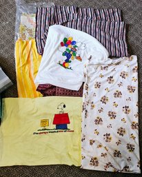 NOS 1970s Fabric Incl Snoopy Terry Cloth SOMEONE MAKE THAT A TOP