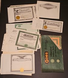 Vintage Unused Certificates OoOooo This Could Be Trouble