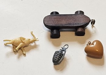 1970s Wooden Skateboard Charm And More