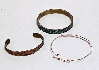 Vintage Copper Bracelets And Love Bracelet