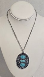 1970s Sarah Coventry Necklace With Turquoise Stones
