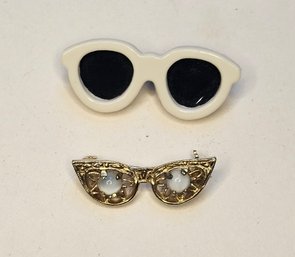 50s Or 80s Glasses Brooch Today?