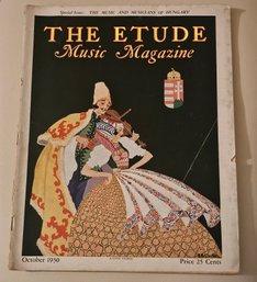 1930 The Etude Music Magazine A SURVIVOR