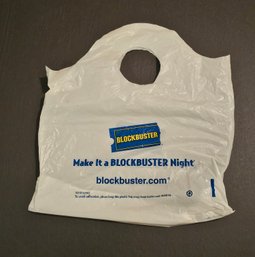 So I Guess A Blockbuster Bag Is A Collectible Now?? Frame It For Nostalgia Ha!