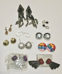 Vintage Pierced Earrings For Every Look Including Mod And 80s Deco Revival