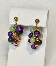 Vintage Avon Grape Cluster Style Earrings YALL KNOW I LOVE THESE