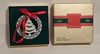 Boxed Lenox Yuletide Christmas Tree Ornament