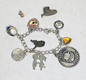 A Lifetime Of Tales In A Charm Bracelet And Charms