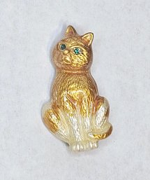 And For My Orange Tabby Cat Lovers Brooch