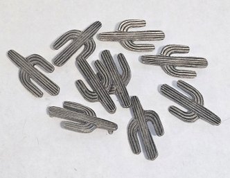 Pewter Cacti Cactus Charms For Jewelry Making