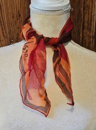 Vintage Vena Fall Flowers Scarf