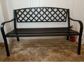 Metal Outdoor Bench