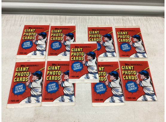 Sealed 1981 Topps Baseball Giant Photo Cards