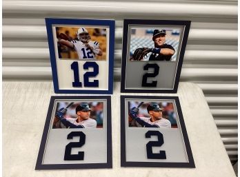 Derek Jeter & Andrew Luck Three Dimensional Sports Art