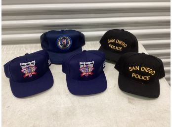 1997 Don Mattingly Day Hats And Police Hats