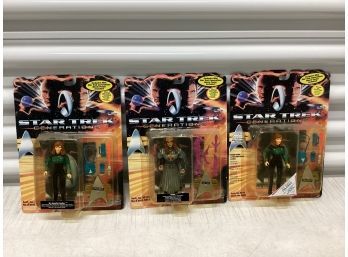 1994 Star Trek Generations Action Figures On The Cards