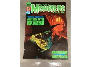 1974 Famous Monsters Of Filmland Magazine Cover Poster