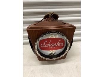 Vintage Schaefer Beer Hanging Light