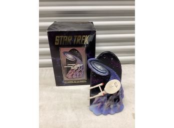 1993 USS Enterprise NCC-1701 With Outer Space Display Stand & Original Box