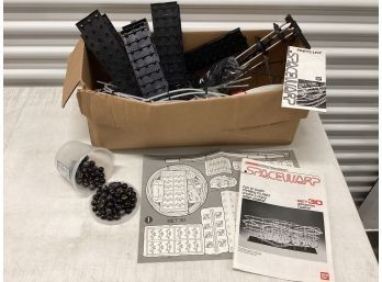 1986 Bandai Spacewarp Roller Coaster Build Kit  With Marbles