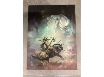 Vintage Frank Frazetta Fantasy Art Poster